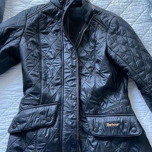 Barbour black Calvary jacket size 6